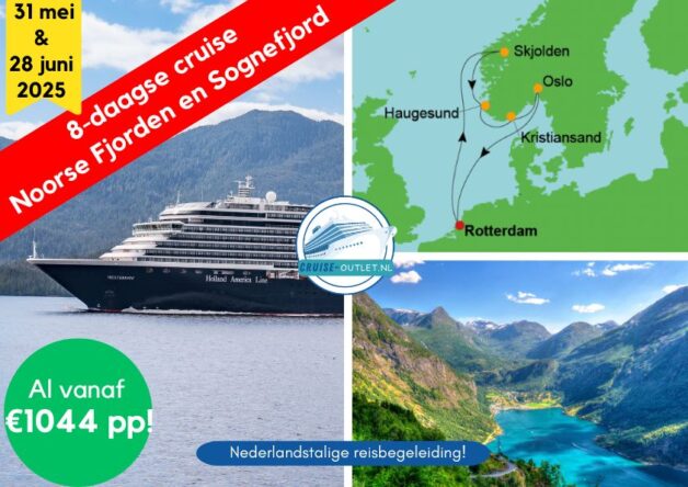 Noorse Fjorden Nederland cruise voordelig aanbieding