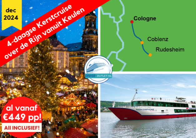 kerst cruise voordelig Rijn